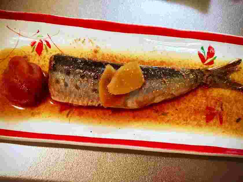 いわし明太の梅煮