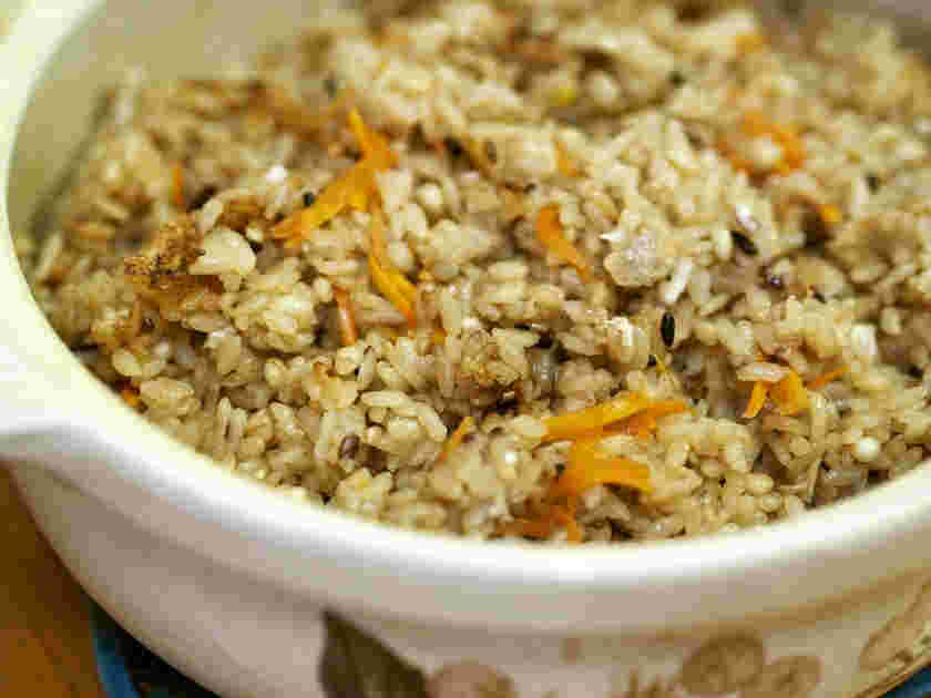 雑穀米の炊き込みご飯