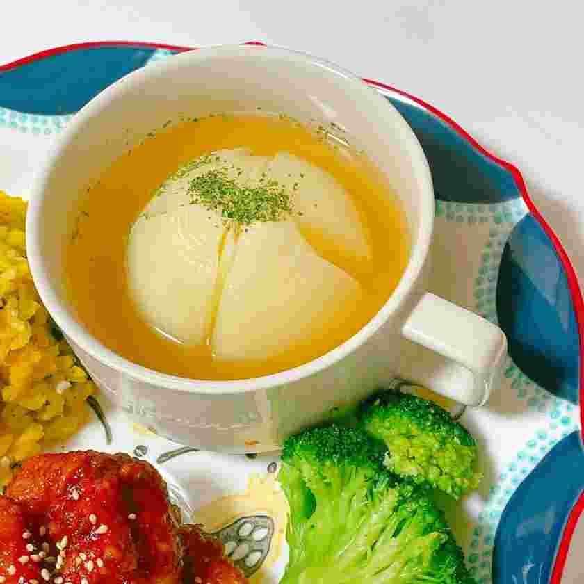 ケンタッキーの献立に合う丸ごと玉ねぎスープ