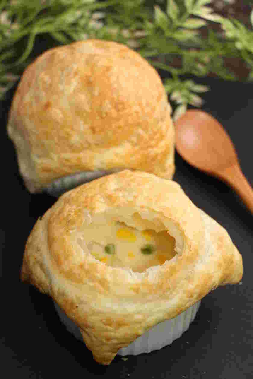 ケンタッキーの献立に合うチキンクリームポットパイ