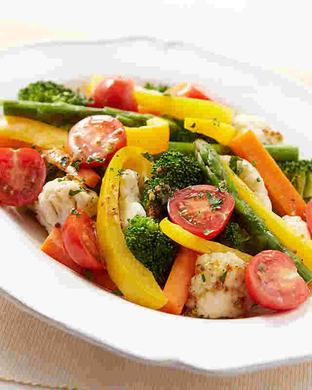 温野菜のハニーソースサラダ