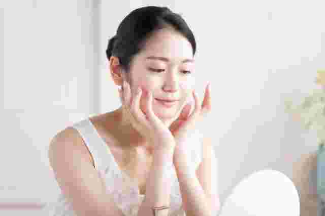 豆乳ヨーグルトを食べて肌の調子が良くなった女性
