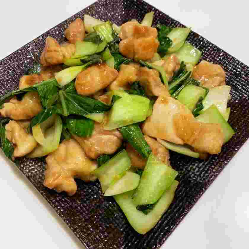 雑炊だけでは物足りない時におすすめの鶏肉と野菜の炒め物