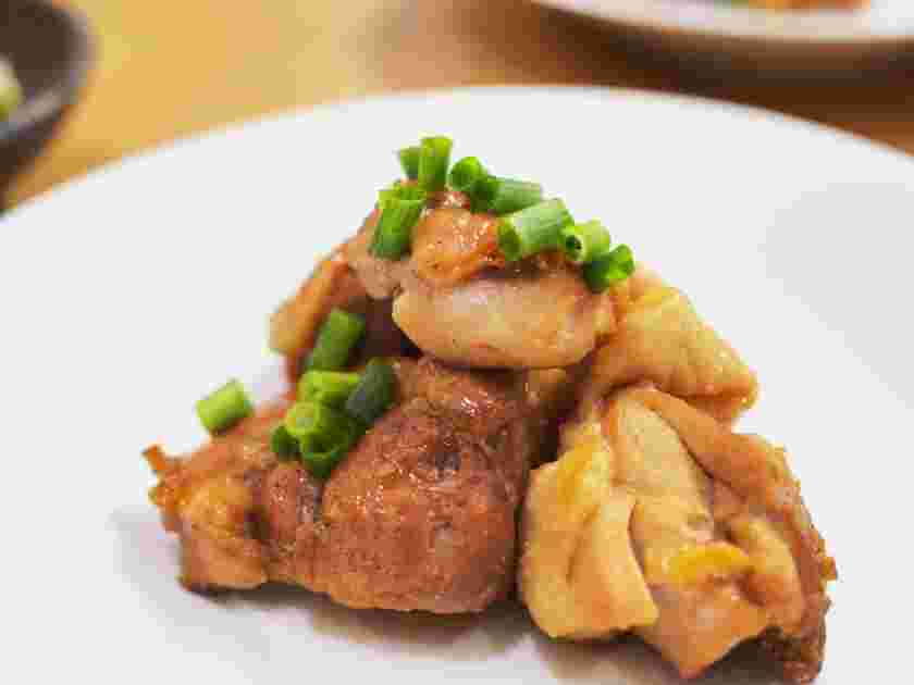 さつまいもご飯に合う献立のとりの照り焼き
