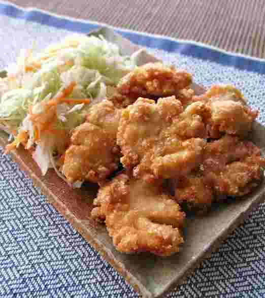 ビビンバの献立に合う鶏むね肉のサクサク唐揚げ