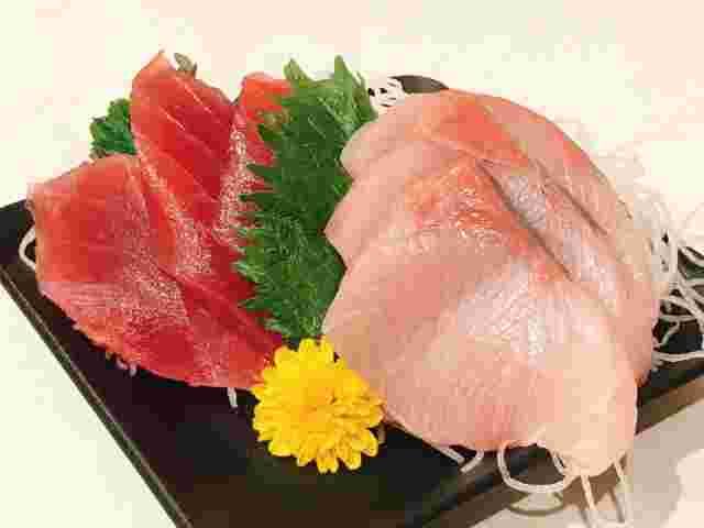 刺身の盛り合わせ