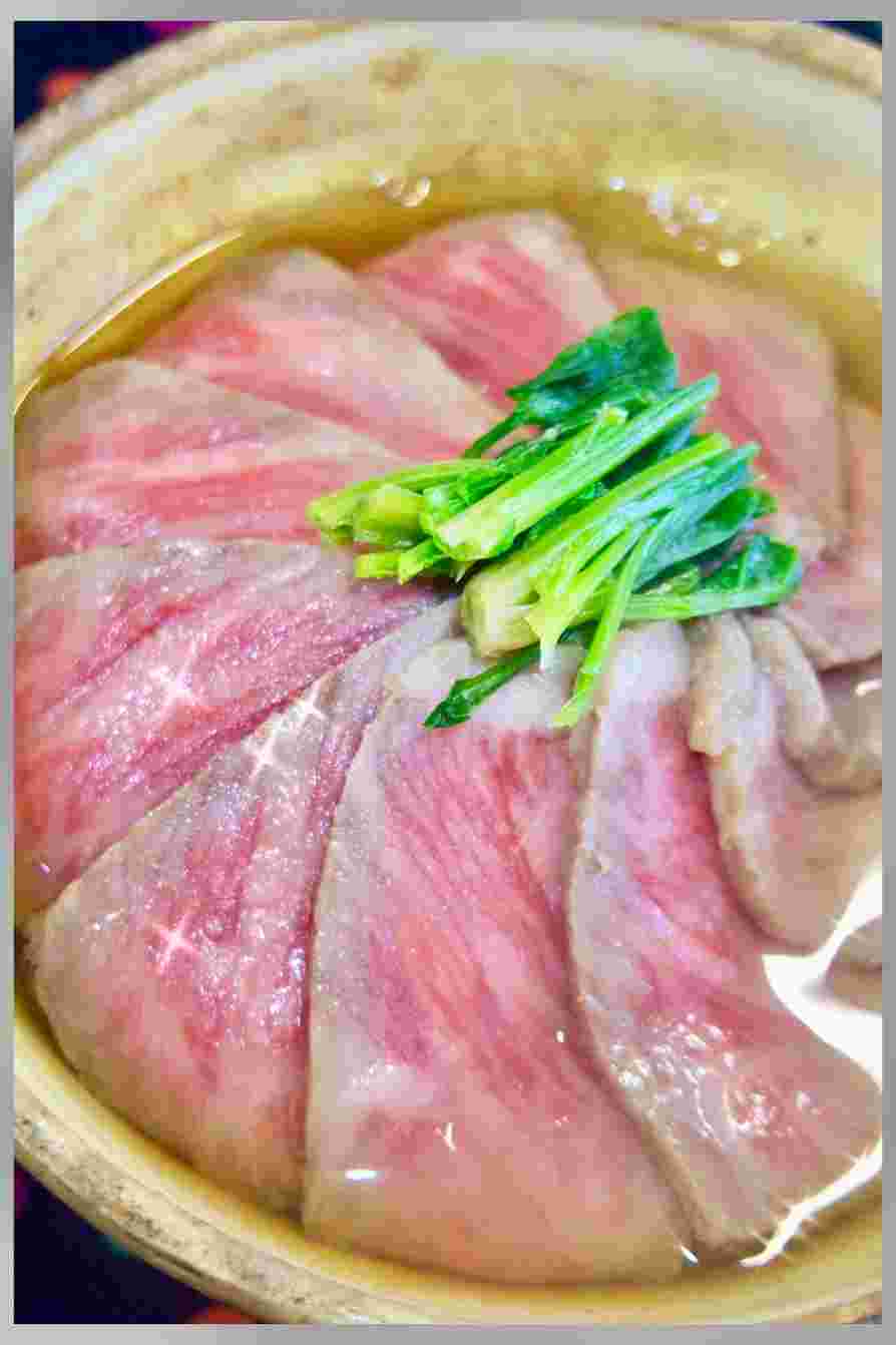 ローストビーフの出汁茶漬け