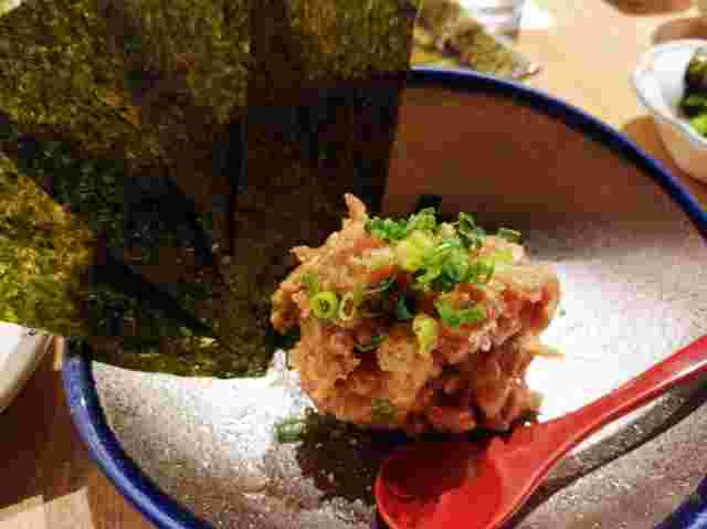 鮮魚で作ったなめろう